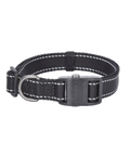Dogness Challenger Herringbone Webbing Collar Black