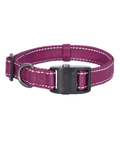 Dogness Challenger Herringbone Webbing Collar Purple