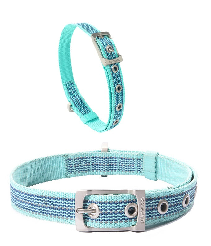 Dogness Waterproof Dog Collar - Aqua