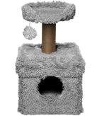 Scratch it Premium Cat Scratching Tree Ponchic Fabric 39X39X72cm