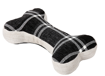 Pets.Love.Earth Premium Strip Plush Bone Toy