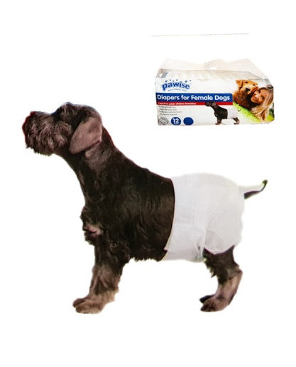 Pawise Disposable Diapers For Female Dogs