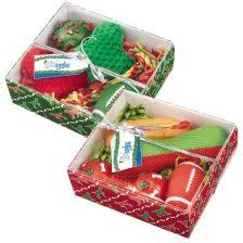 Grriggles Holiday Hound Gift Set - Red - 4 Pack