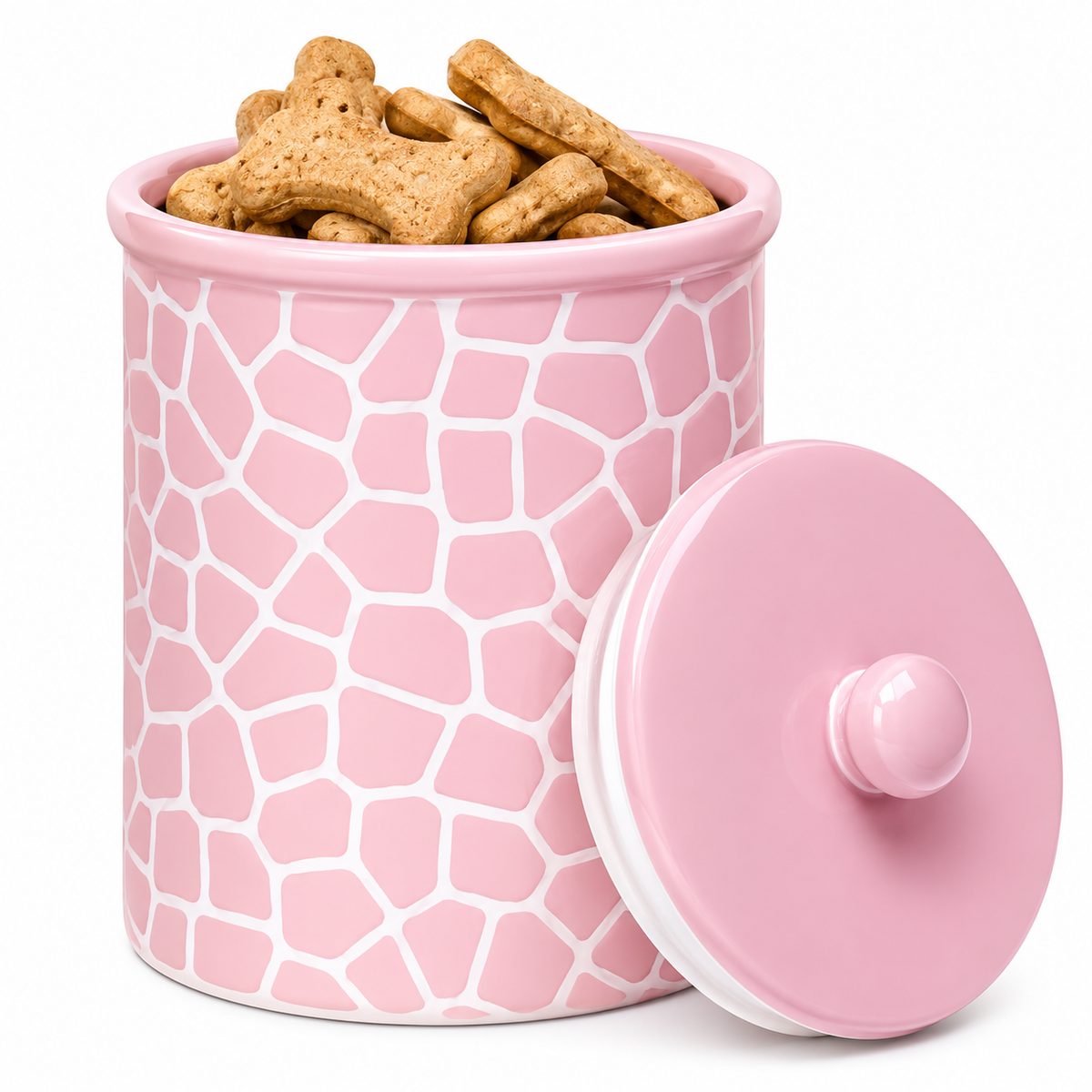 Pet Studio Sweet Safari Canister Pink