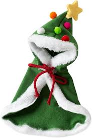 Pets.Love.Earth  Christmas Cape green - 25 x 23 cm