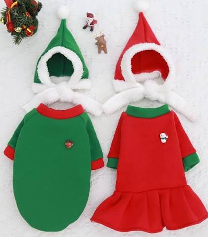 Pets.Love.Earth Christmas Hat & Scarf Set