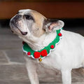 Pets.Love.Earth Holiday Garland Collar Red and Green - 15 cm