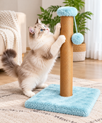 Scratch it Premium Cat Scratcher Post Long Hair Plush 39X39X80cm