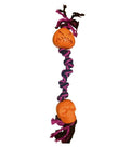 Croci Fright Halloween Rope Toy with Pumpkin and Skeleton 38cm