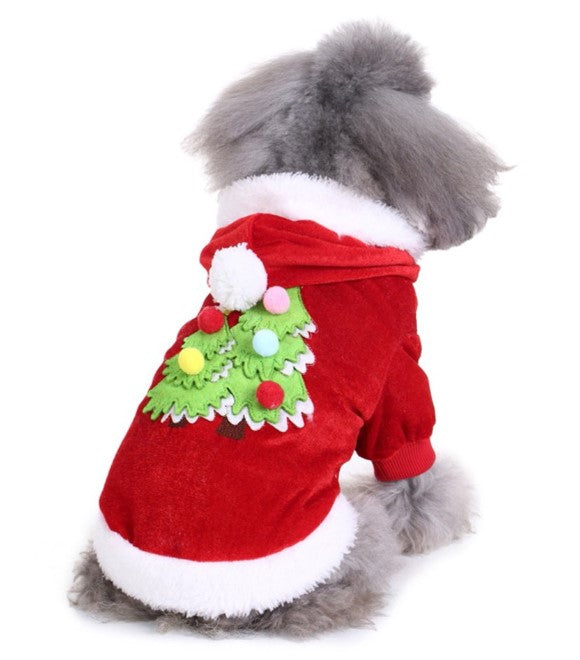 Pets.Love.Earth Embroidered Christmas Tree