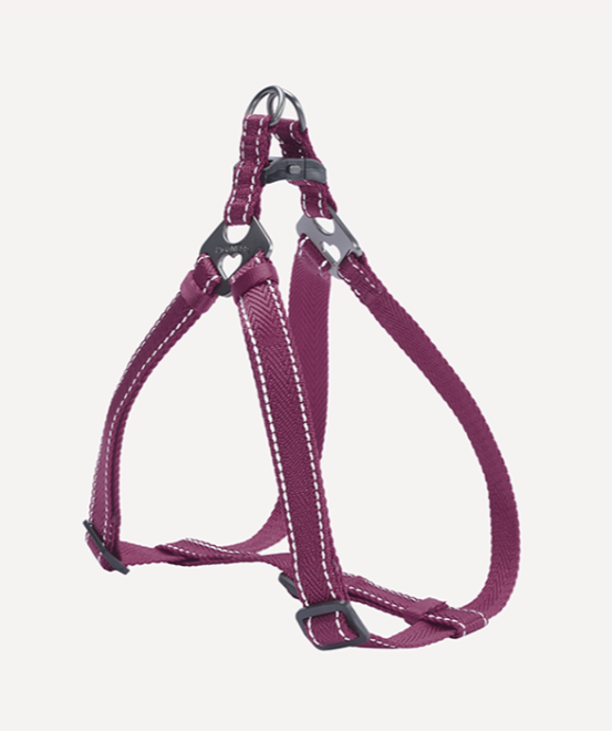 Dogness Challenger Herringbone Webbing Harness Purple