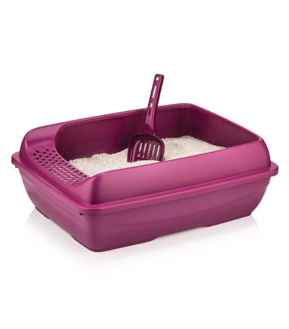 Pets.Love.Earth Cat Litter Tray with strainer 37.5X49.5X17.5cm