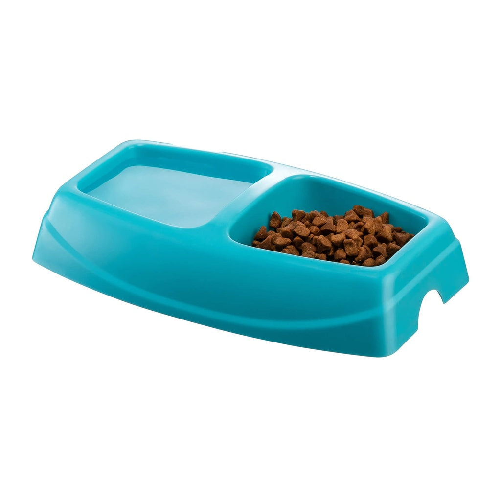 Pets.Love.Earth Twin Feeding Bowl Large