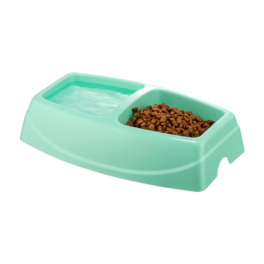 Pets.Love.Earth Twin Feeding Bowl  Small