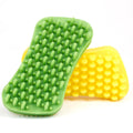 Essential Grooming Silicone Rubber Long Haired Brush For Dog