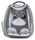 Pets.Love.Earth Pet backpack  Transparent and Silver