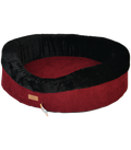 Pets.Love.Earth Donut Series Large Burgundy-Anthracite Grey
