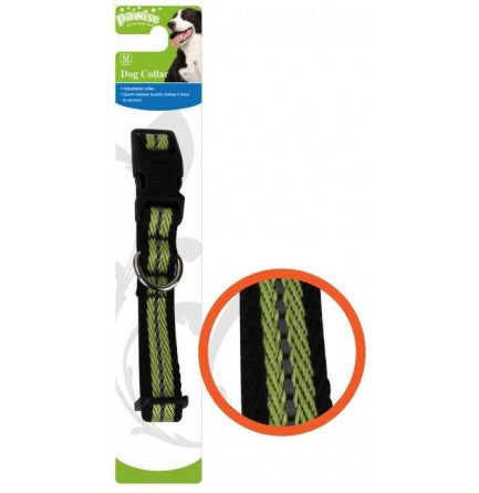 Pawise Dog Reflective Collar Green