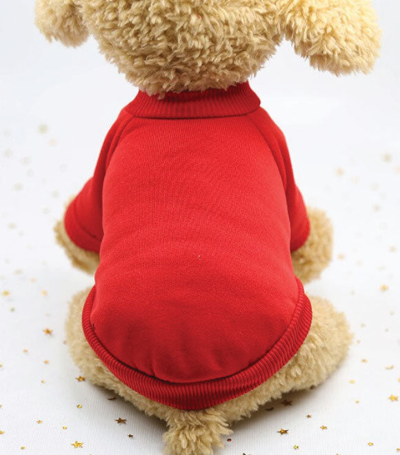 Pets.Love.Earth Winter Sweatshirt Red