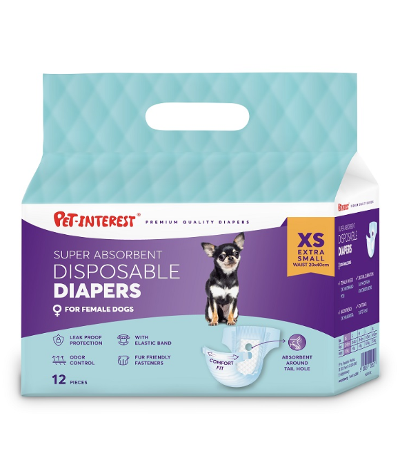 Pet Interest Disposable Diapers For Female Dogs