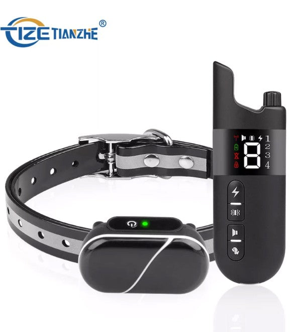 Tech No Training Collar Pet TZ-913 Up to 8-50kgs Rechargable Black with Remote