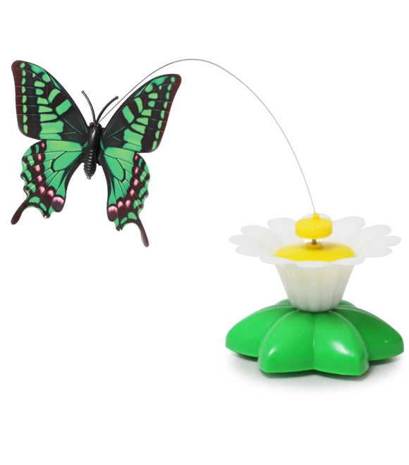Pets.Love.Earth Flower Cat Toy with Butterfly