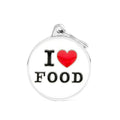 My Family Charms ID Tag - I ❤ Food