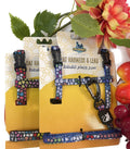 Pets.Love.Earth Nylon colorful stone cat Leash and Harness