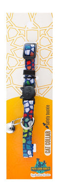 Pets.Love.Earth Nylon colorful stone safe collar