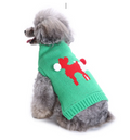 Pets.Love.Earth Two-Tone Deer Sweater Green