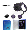 Dogness Smart Retractable Leash Set Purple