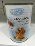 Moochie Dog Food Casserole with Lamb in Gravy Can 400g