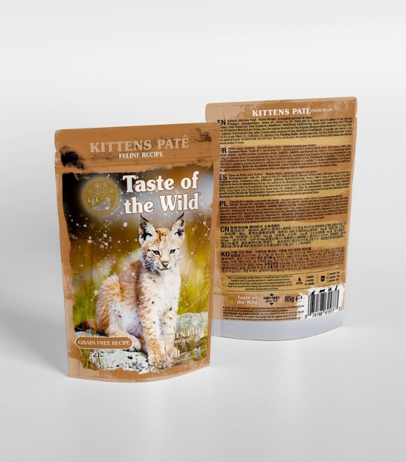 Taste of the Wild Grain-Free Kitten Pâté with Chicken Pouch 85g