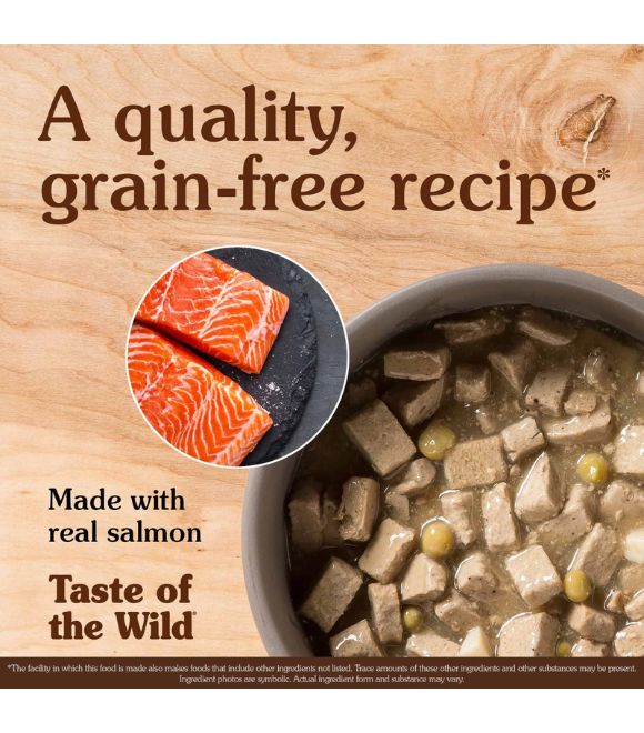 Taste of the Wild Pacific Stream Canine with Salmon in Gravy