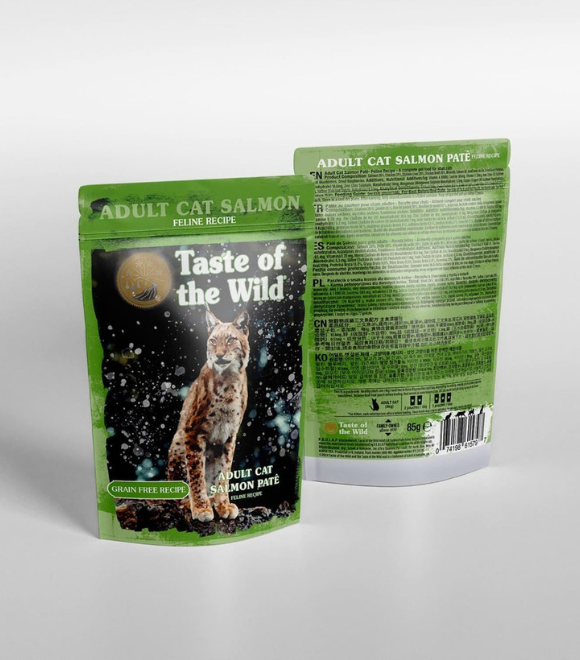 Taste of the Wild Grain Free Adult Cat Pate Salmon Pouch 85g