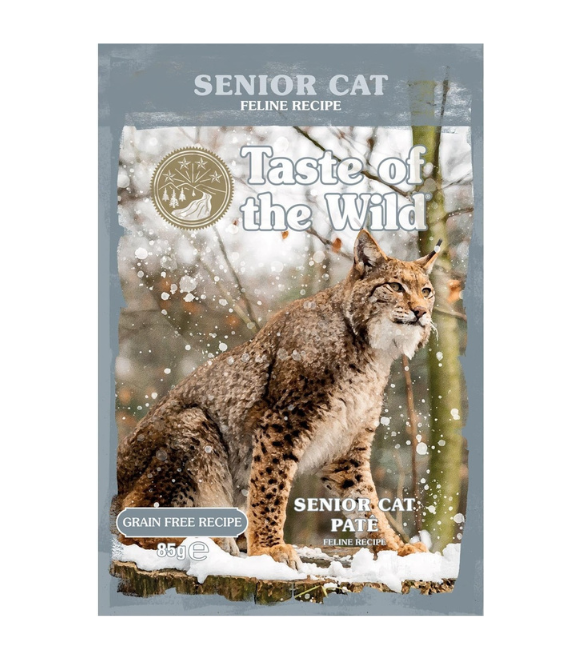 Taste of the Wild Grain Free Senior Cat Pate Pouch 85g