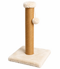Scratch it Premium Cat Scratcher Post Long Hair Plush 39X39X80cm