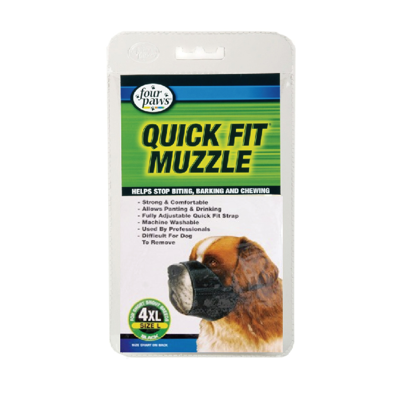 Four paws quick fit dog muzzle best sale